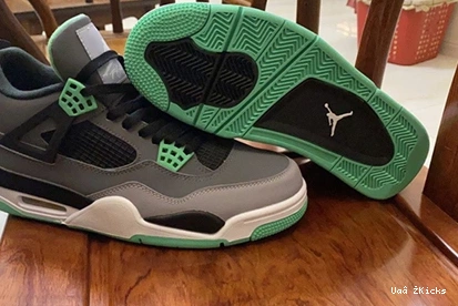 505 308497-033  Jordan Green 4 Glow Retro BestValue 0807